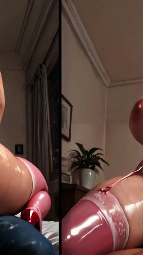 Caught My Neighbor Watching Cheerleaders - Had to Make My Move - Full Video   Clip 1