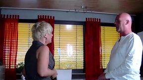 Blonde MILF Sucks Huge Dick&#x1F346;, Mature Pussy&#x1F32E;&#xFE0F; Gets Filled Roughly