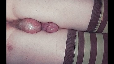 Cumming without touching with anal