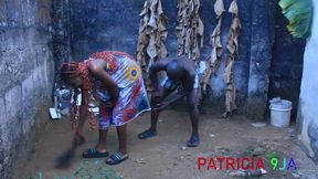 cheating married man fucks maiden at the backyard somewhere in africa