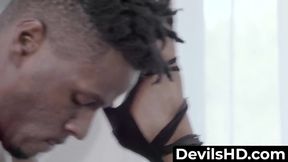 Ashley Aleigh is the ultimate ebony pleasure slave for wild &mdash;  hot sex