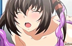 Coeds anime tentacles drilled ass and pussy