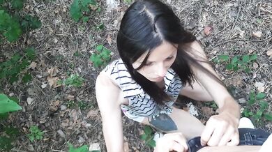 Paid in cigs with a stranger’s tongue in the woods