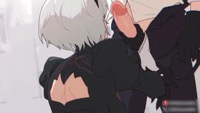 2B Nier Hentai Shorts. (AI generated) - 100% 3D animated content. No co-performers, no real people.