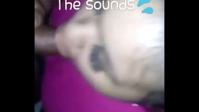 FAT BLACK AMATEUR SLURPS COCK -PINK-LEMONADE