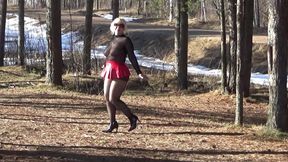 Sexy Micro Skirt - Walking Outdoor