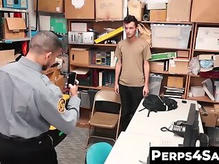Kai Falco & Mike Maverick - Skinny gay perp receives Hard and Fast Bareback