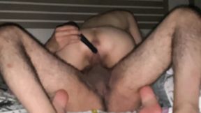 Step Sister Showed How She Uses a Vibrator Dildo Part 1