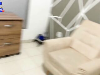 CONTRUNCCION ENGINEER COMES TO MY ABODE TO PROPOSE ME HARD SEX