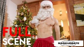 Santa Ricky Spews His Gift On The Table - Maskurbate