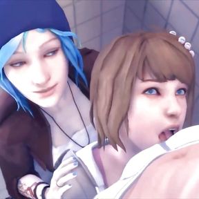 Life Is Strange Sluts Double Suck In The Bathroom