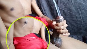 Gay Cum On Face and Tit