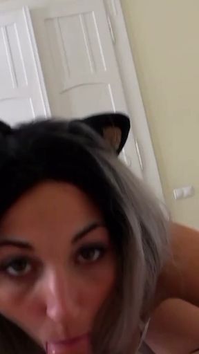 Jimena Lago wears a wig and fucks a big cock in this homemade video   Clip 1