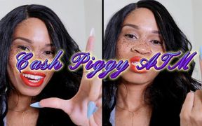 Cash Piggy ATM- Ebony Femdom Goddess Rosie Reed Bratty