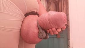 Preparing for wanking
