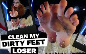 Clean My Feet, Loser! Sph & Feet Worship