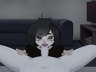 My dystopian robot girlfriend, Letting her take the lead on me.