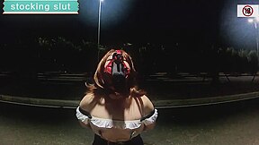 High Heels Gagged And Exposed By Passenger