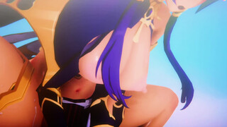 Candace Genshin Impact 3D HENTAI Animation Shortver