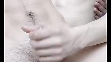 I love the way she holds my cock and sucks and licks it