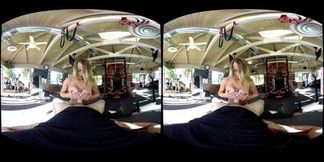 Naughty America Corinna Blake can't keep her tits in shirt