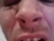 Sissification mit 21 cm x 5 cm Dildo