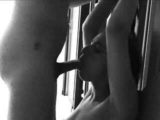 Carnal and vehement deepthroat in her parent's living room...