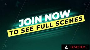 DEVILS FILM - Gorgeous MILF Mellanie Monroe Gets Fucked While Her Wild Stepdaughter Masturbates