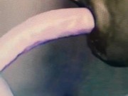 gagging on big dick! train yourself to be best in bj