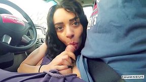 Sexy Brunette German Khadisha Latina Loves Riding Big Dick In The Bus