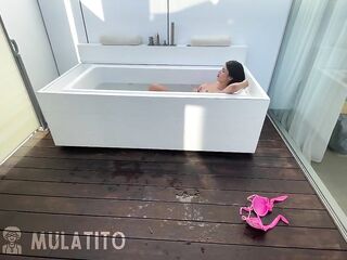 Spanish Step-Sister Sucks My Penis To Keep a Secret - Macarena Lewis