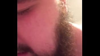 Young gay chub sucks and rides dildo