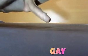 Pushups humping cum closeup