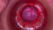 Camera in Vagina, Cervix POV, "Creampie" 4k