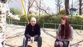 Japanese Wife Talk To Creampie Fuck With Ugly Stranger At Pickup Casting In Uncensored Porn