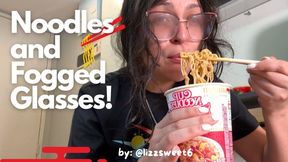 Noodles and Fogged Glasses Mukbang