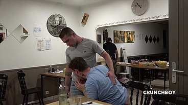 STRAIGHT FUCK GAY IN THE PUBLIC RESTAURANT