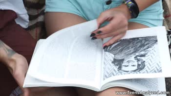 First Anal Bliss with Teen (18+) Henna: A Gorgeous Brunette's Debut