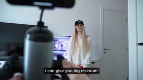 Fucked the Hot Courier Girl and Took the Package for Free