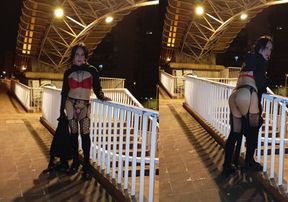 Sissy slut taniax is going to the city