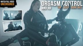 JOI and Orgasm Control for Latex Drone Doll - 4K | Mistress Karino