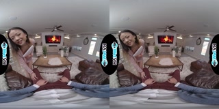 WETVR Small Tit Asian LuLu Chu Rides Big VR Dick
