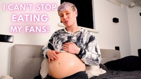 I Can't Stop Eating My Fans! Jaq Quicksilver swallows you whole in this POV same-size vore fantasy featuring belly expansion and rubbing, burping, and mindfuck dialogue - 720p mp4