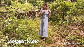 Juniper Vixen 37 Minute Outdoor Nude Play & Hot Tub & Cabin Nude Striptease