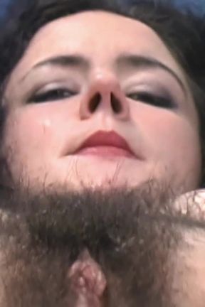 vintage hairy girl gets a huge facial