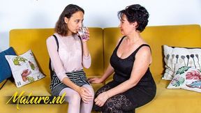 Shy Girl Regina Moonhshine Licks Granny Natas Mature Pussy With Regina Moonshine