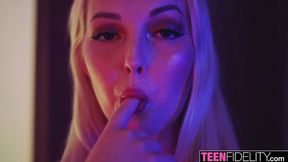 Blonde Cutie Baiting Destiny's Hooker Trap with Her Itty-Bitty Hottie Body