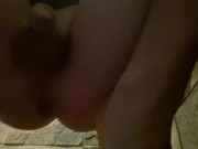 Madison fuck ass with 14”elephant trunk then switches to mr hankeys boss hog to finish reaming out