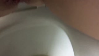 Stare at my pretty feet and hot pussy during trips to the toilet