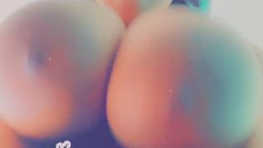 Swaying my huge tits in your face
